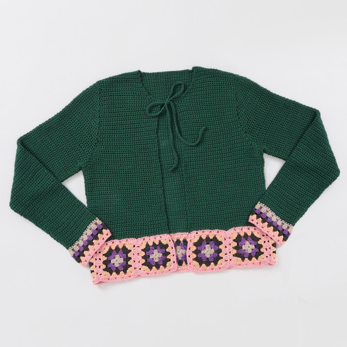 FREE Download - Leaflet - Heirloom Motif Trim Cardigan