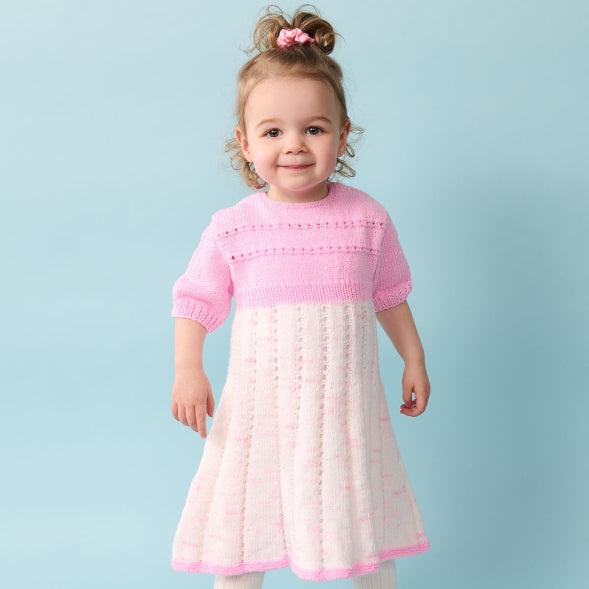 FREE Download - Leaflet - Panda Eyelet Baby Dress