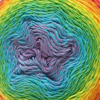Fiddlesticks Eddy 4 Ply Cotton Acrylic 9106 - Rainbow