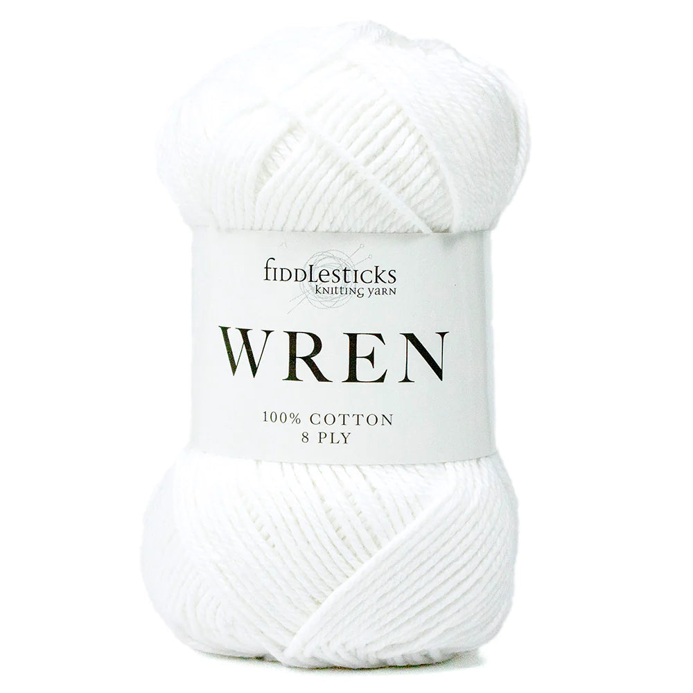 Fiddlesticks Wren W002 - White