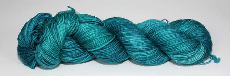 Fiori Sock Hand Dyed 022 Tempo Teal