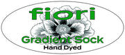 Fiori Gradient Sock Hand Dyed