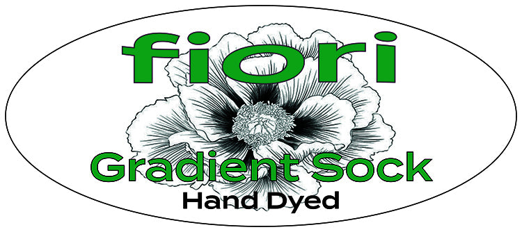 Fiori Gradient Sock Hand Dyed