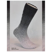 Fiori Gradient Sock Hand Dyed 001 - Storm Front