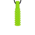 Green Tube Silicone Fidget Necklace