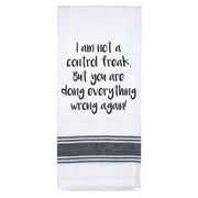I am not a control freak