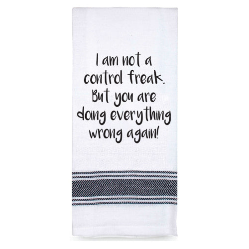 I am not a control freak
