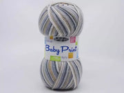 King Cole Big Value Baby Print 4 Ply ball band