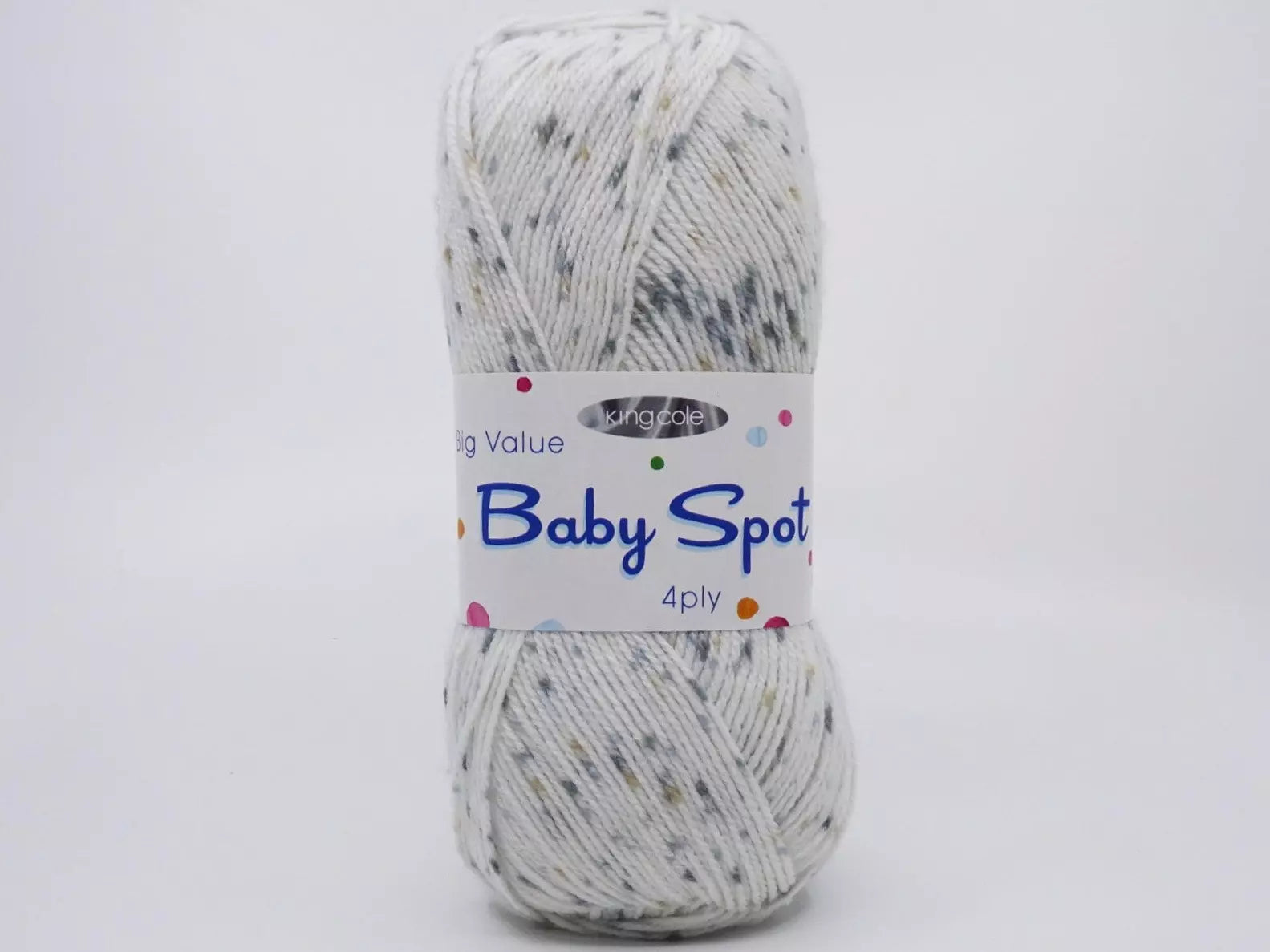 King Cole Big Value Baby Spot 4 Ply ball band