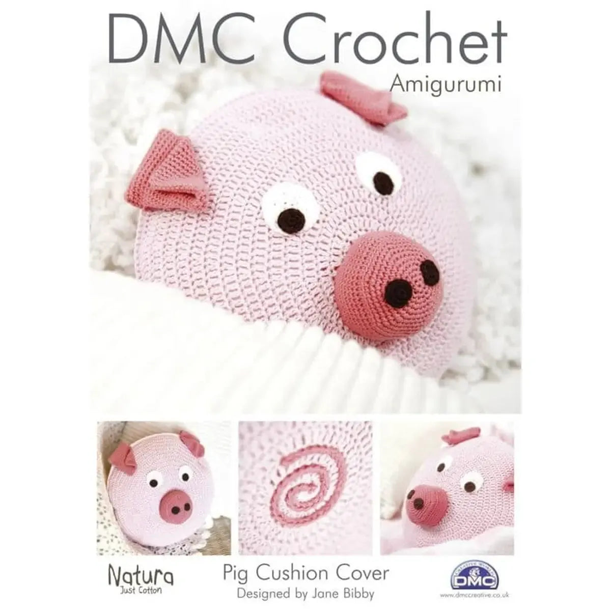 Leaflet - DMC Crochet Pig Cushion Cover