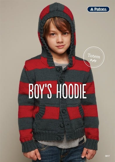 Leaflet 0017 - Patons Boy's Hoodie