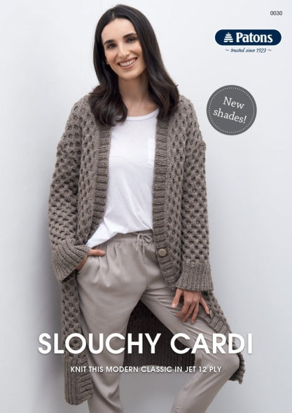 Leaflet 0030 - Patons Slouchy Cardi