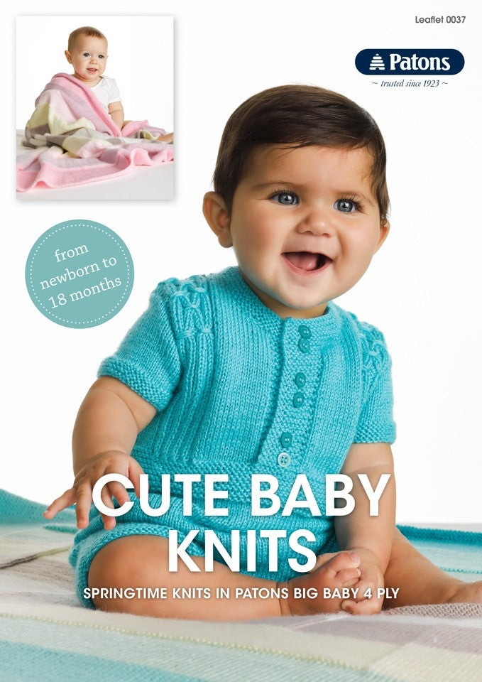 Leaflet 0037 - Patons Cute Baby Knits