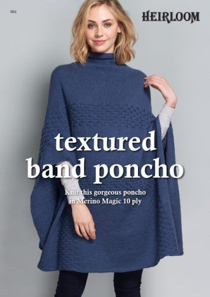 Leaflet 004 - Heirloom Textured Band Poncho