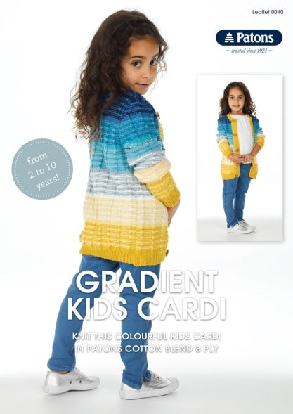 Leaflet 0040 - Patons Gradient Kids Cardi