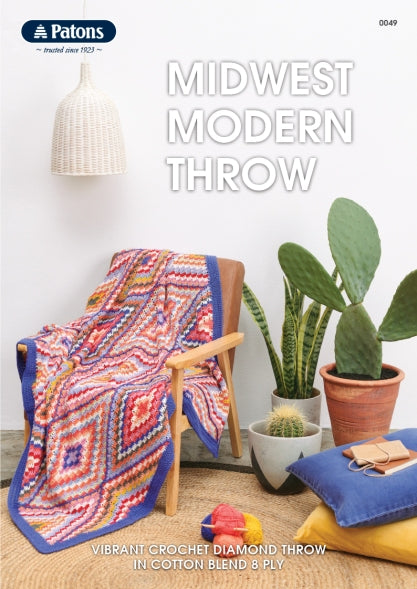 Leaflet 0049 - Patons Midwest Modern Throw