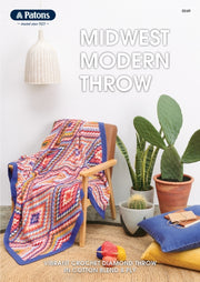 Leaflet 0049 - Patons Midwest Modern Throw