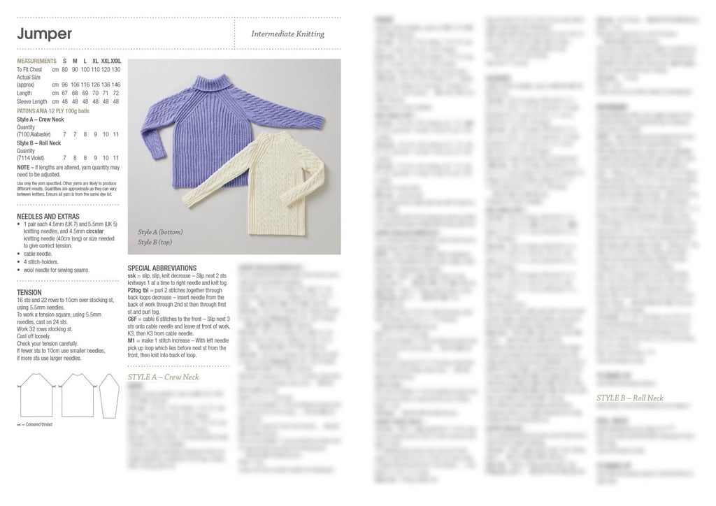 Leaflet 0064 - Patons Symphony Jumper