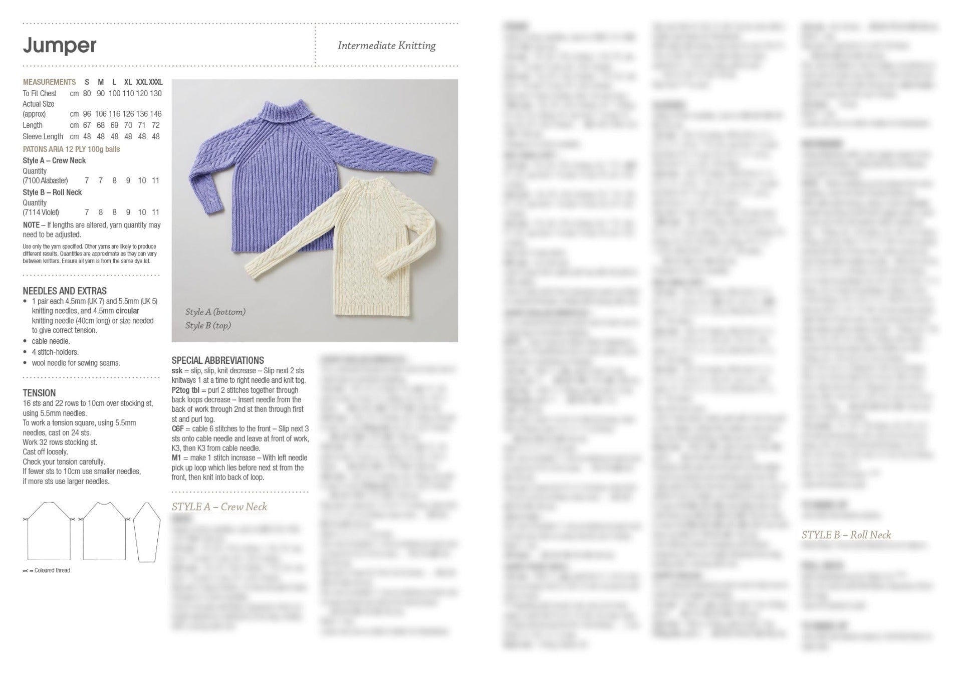 Leaflet 0064 - Patons Symphony Jumper