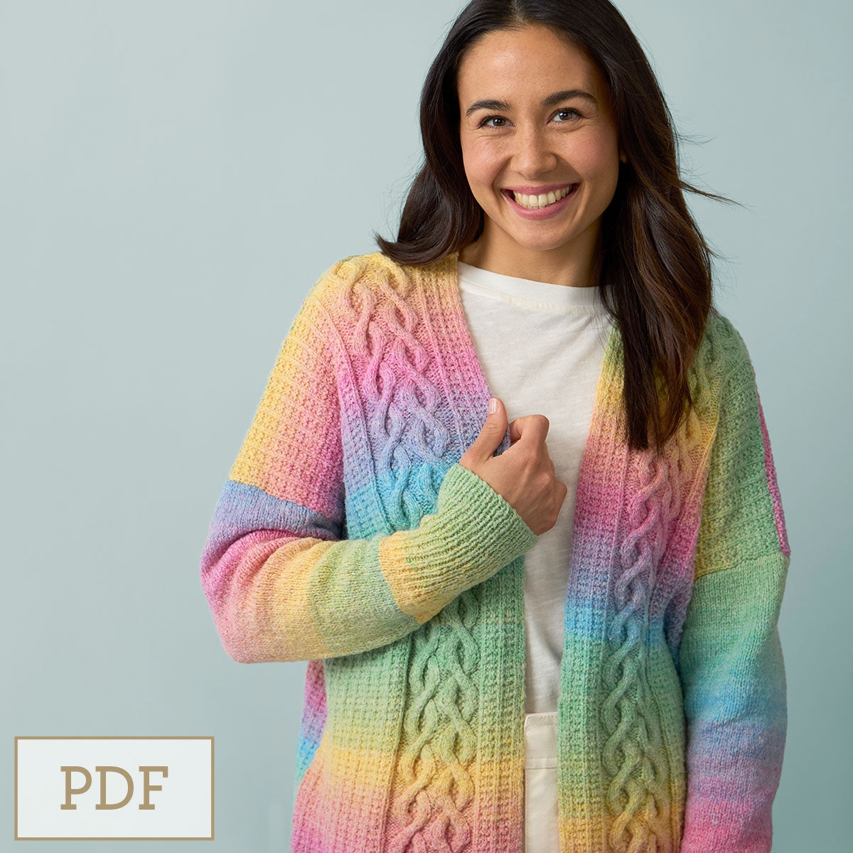 Leaflet 0065 - Patons Cascading Cardigan PDF