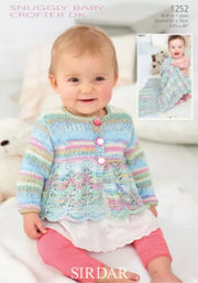 Leaflet 1252 - Sirdar Snuggly Baby Crofter DK Birth to 7 yrs