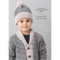 Leaflet 456 - Houndstooth Cardi & Beanie