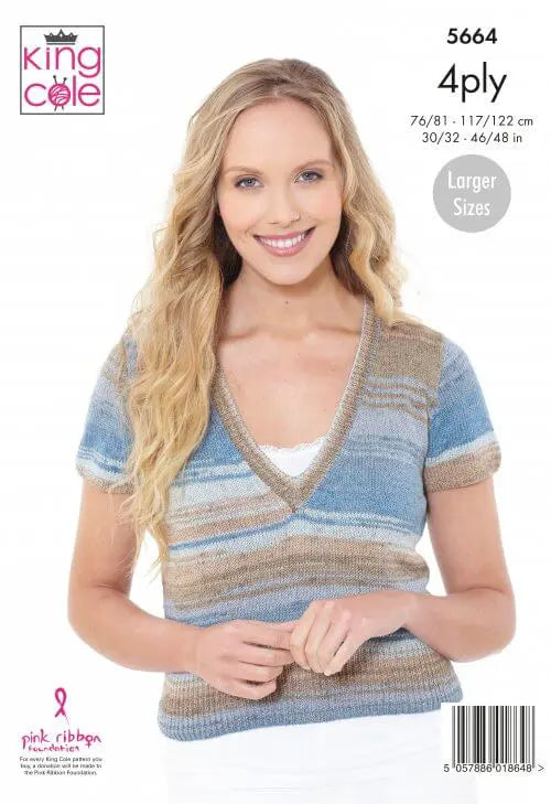 Leaflet 5664 - King Cole 4 ply