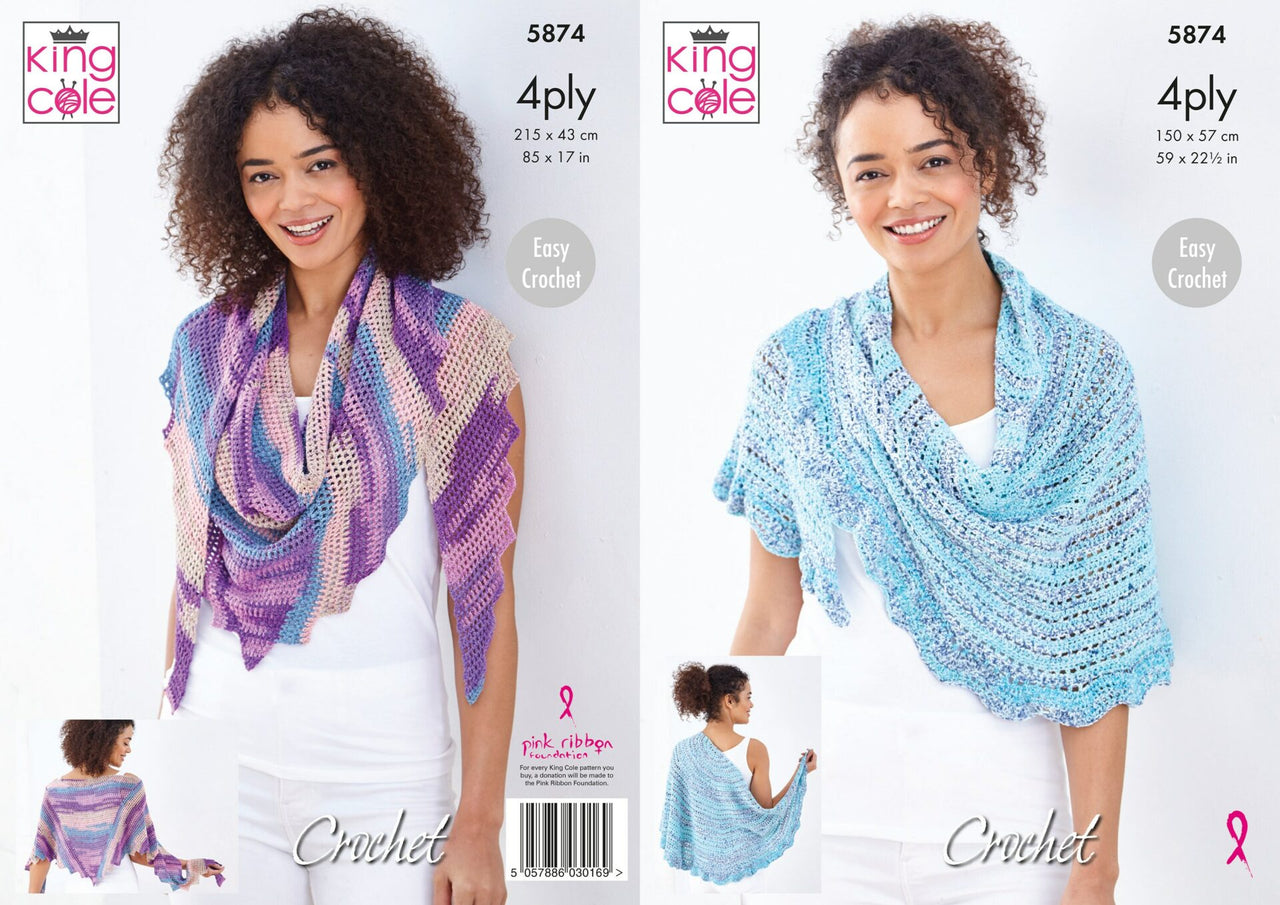 Leaflet 5874 - King Cole 4 ply