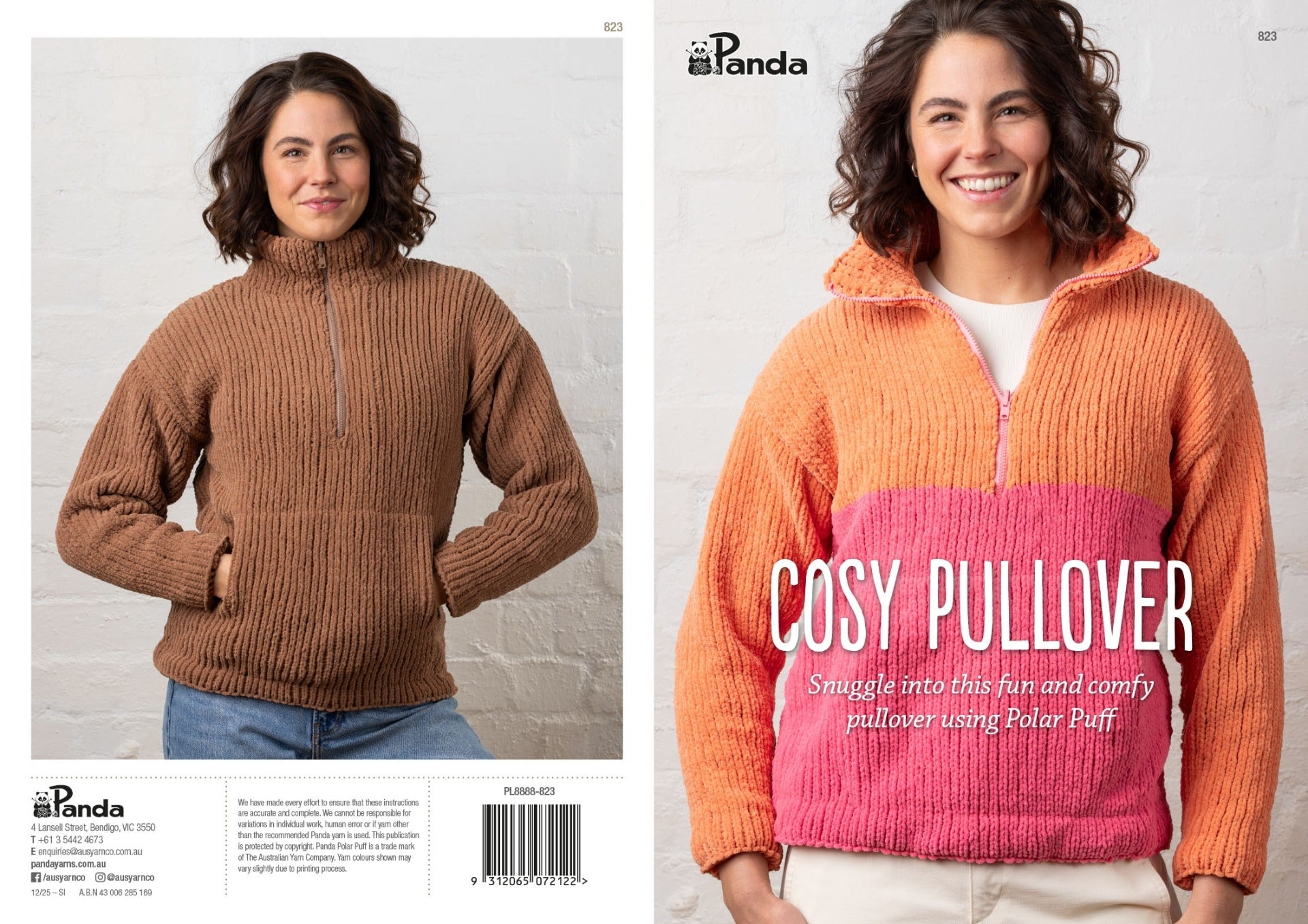 Leaflet 823 - Panda Cosy Pullover 3