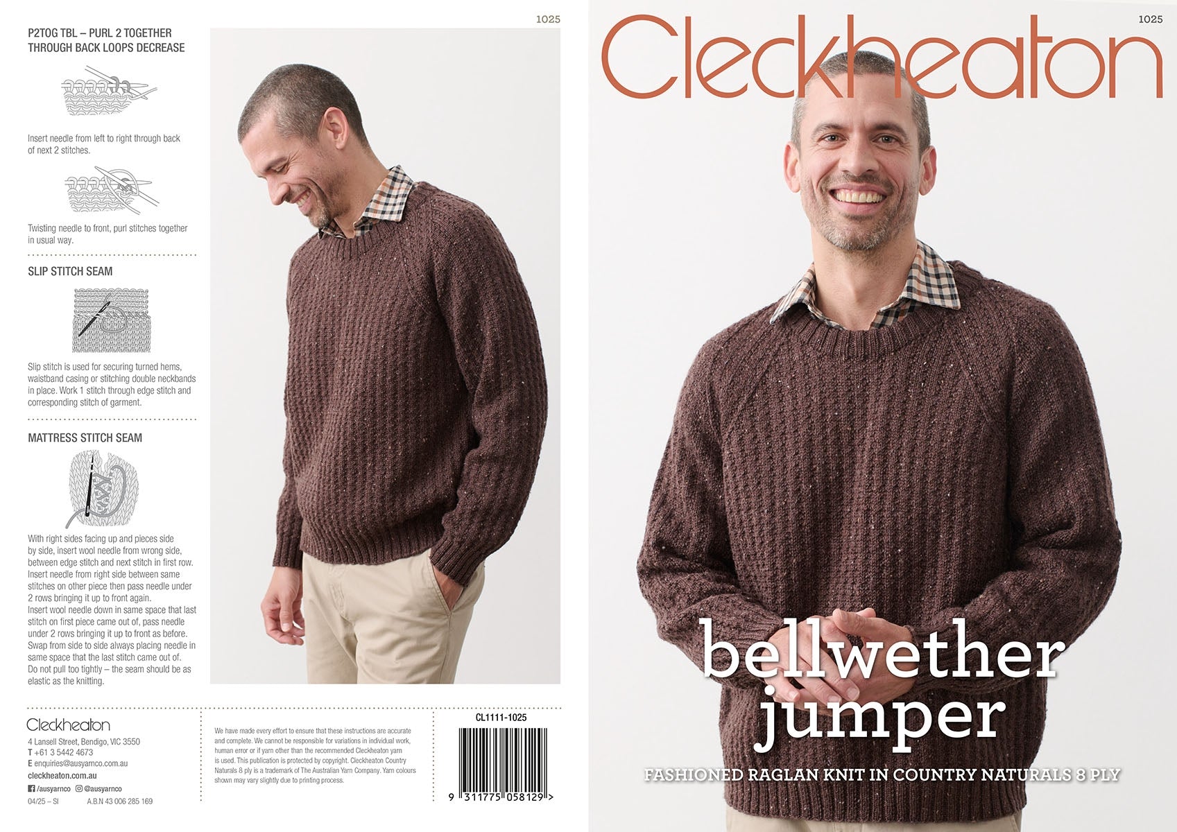 Leaflet 1025 - Cleckheaton Bellwether Jumper 1