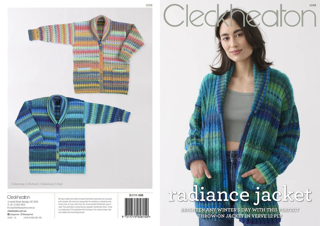Leaflet 1028 - Cleckheaton Radiance Jacket 1