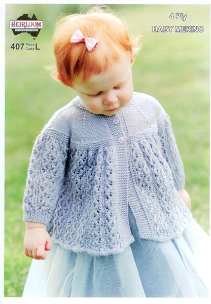 Leaflet 407 - Heirloom 4 Ply
