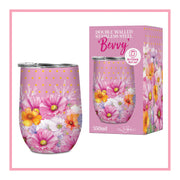 Lisa Pollock Bevvy Travel Mug 350ml Wildflowers - SSB031