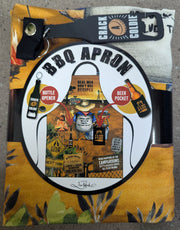 Lisa Pollock Cotton BBQ Apron - Campfire Beers - BBQAP4