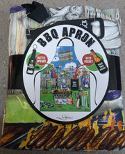 Lisa Pollock Cotton BBQ Apron - Sunday Session - BBSAP1
