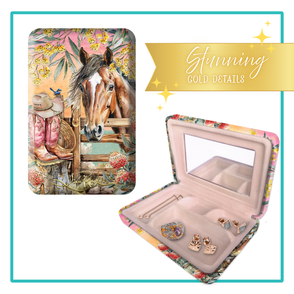 Lisa Pollock Jewellery Cases - Horse