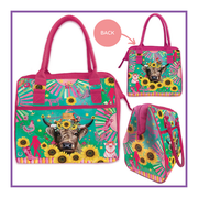 Lisa Pollock Lunch Cooler Carnival Cow - LBC21.2