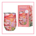 Lisa Pollock Bevvy Travel Mug 350ml - Coral Peony SSB032
