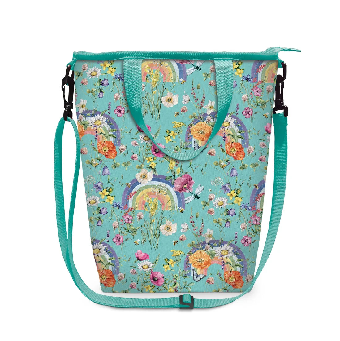 Lisa Pollock Insulated Cooler Bag  Wildflower Rainbows - CCB13