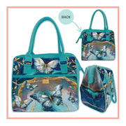 Lisa Pollock Lunch Cooler Bag - Tranquil Butterflies - LCB13