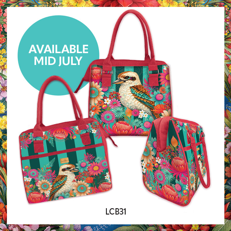 Lisa Pollock Lunch Cooler Bag Brilliant Kookaburra - LCB31