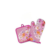 Lisa Pollock Oven Mitt Pot Holder Set Wistful Wildflowers - OMPH21