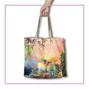 Lisa Pollock Shopping Bag - Love Bird Sunset RSB98