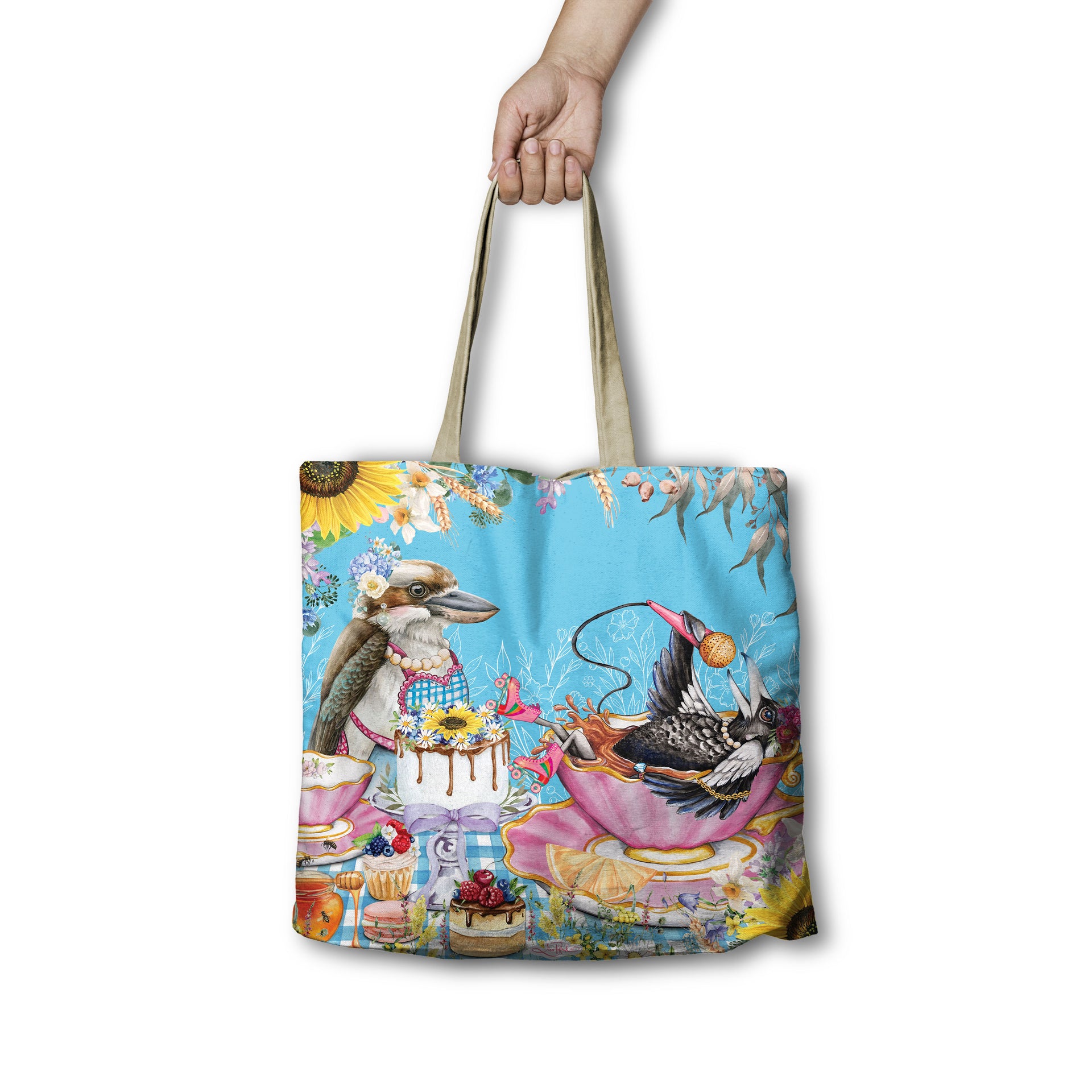 Lisa Pollock Shopping Bag - Tea Party RSB69