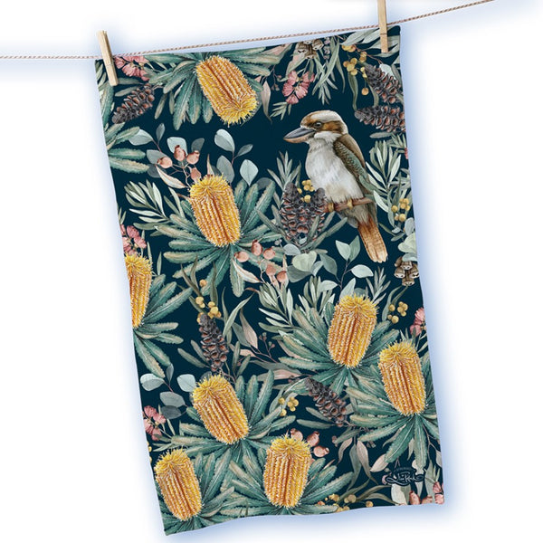 Lisa Pollock Tea Towel - Bush Guardian TT09