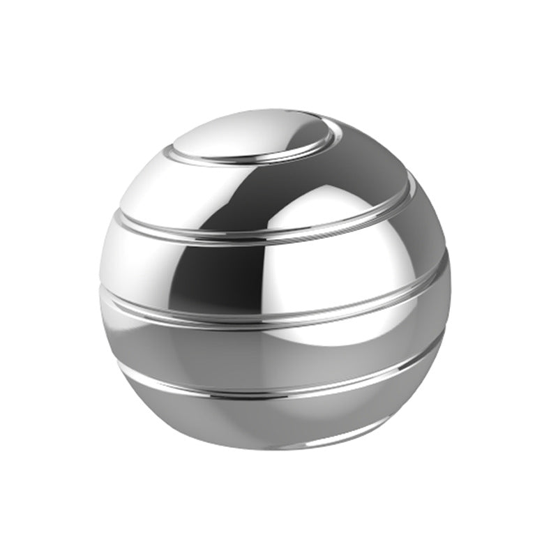 Metal Gyro Fidget Spinner - Silver