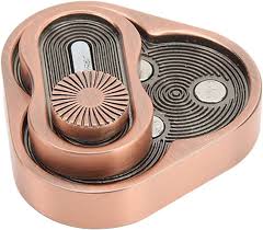 Metal Magnetic Tri Slider Fidget Slider