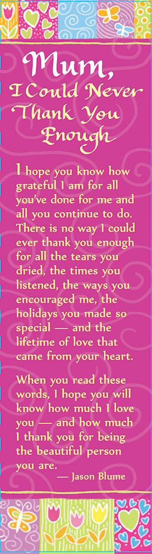 Mum thank you BKM112