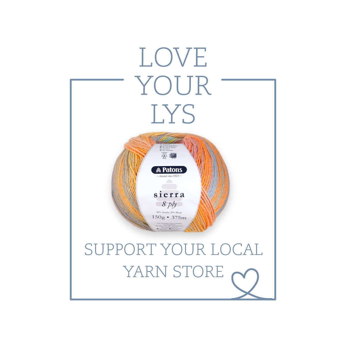 PatonsSierra 8 ply
