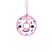 Pink Donut Silicone Fidget Necklace